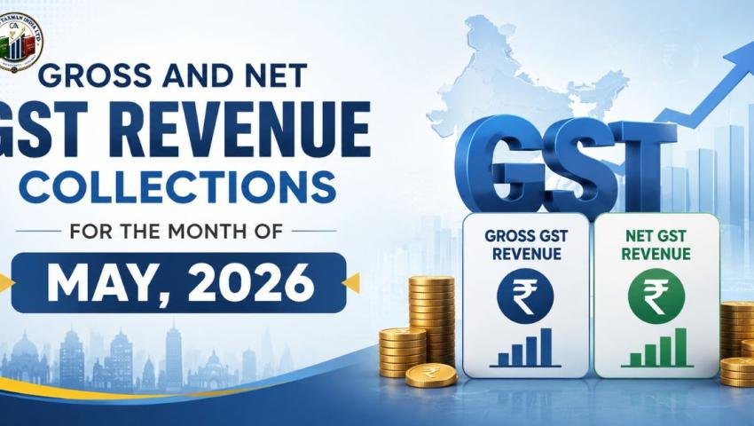 Gross and Net GST Revenue Collections – May 2026 Overview