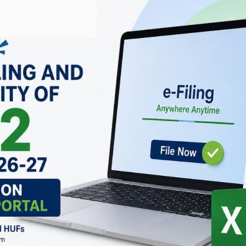 Online Filing and Excel Utility of ITR-2 Enabled for A.Y. 2026-27