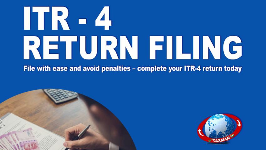 ITR-4 Return Filing in Noida