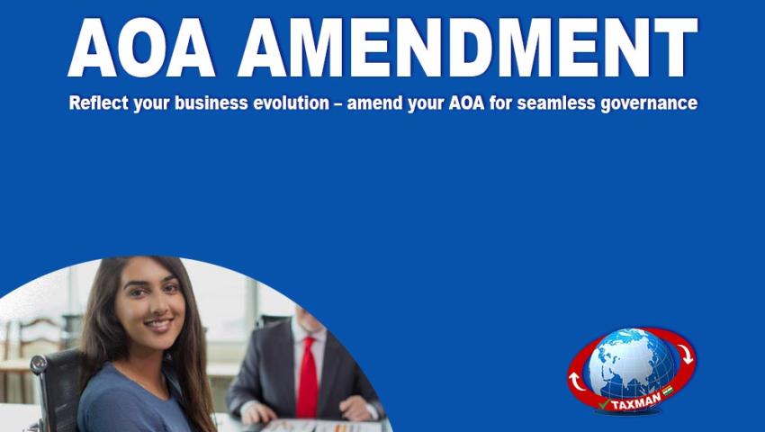AOA Amendment in Delhi