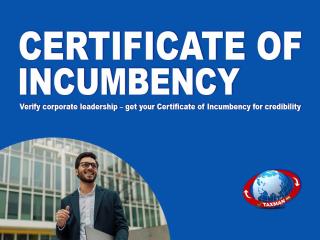 Certificate of Incumbency