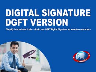 Digital Signature - DGFT Version